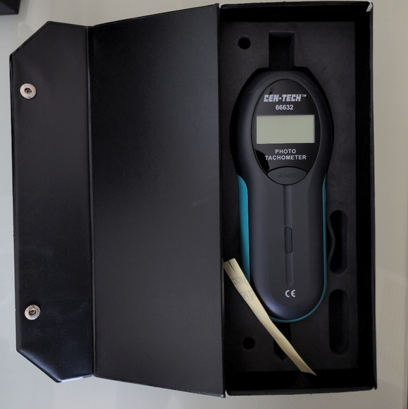 Cen-Tech Photo Tachometer 66632 Pre-Owned Excellent Condition In Box - Picture 2 of 5